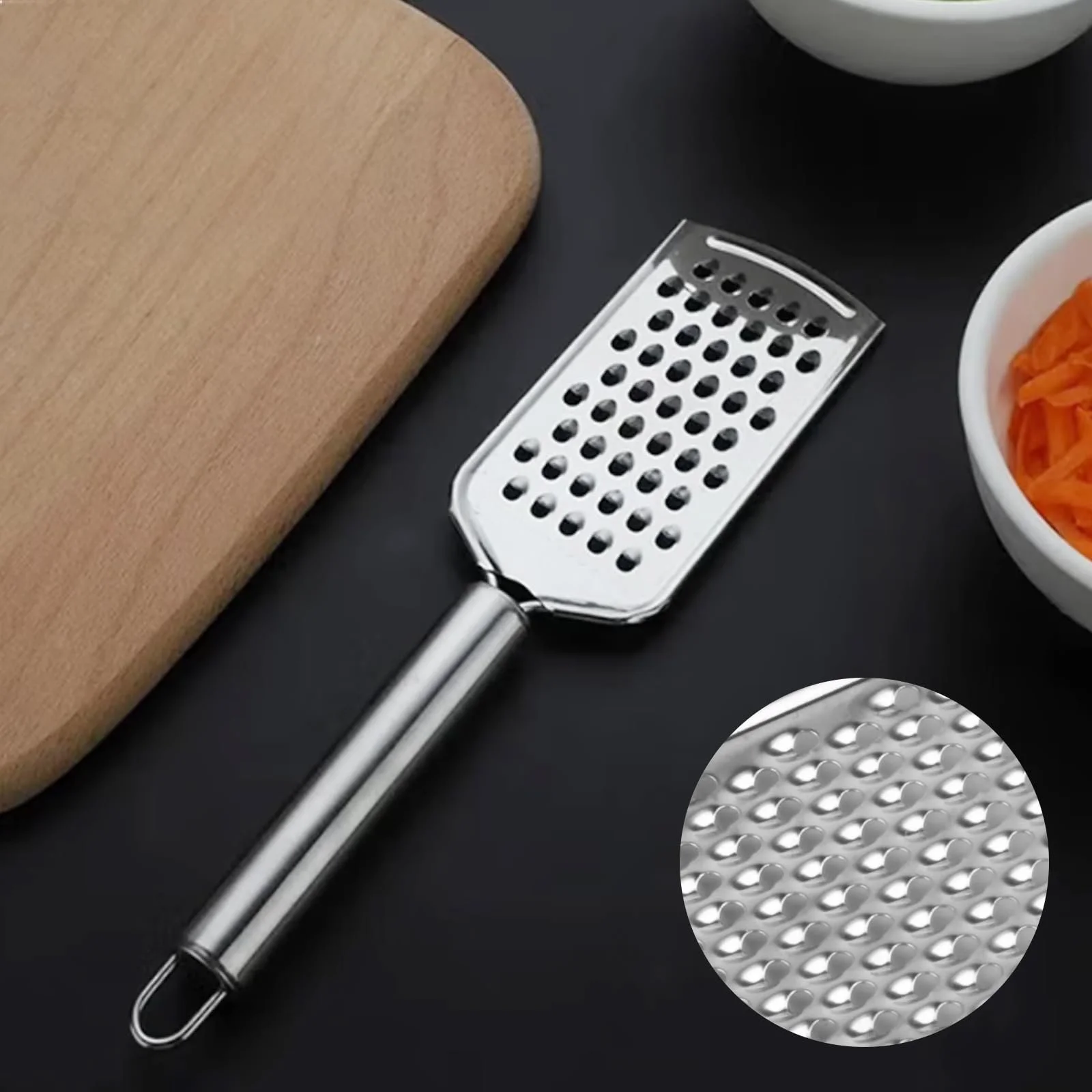 Терка 3 шт., ручна , з нержавіючої сталі, маленька, фото №3