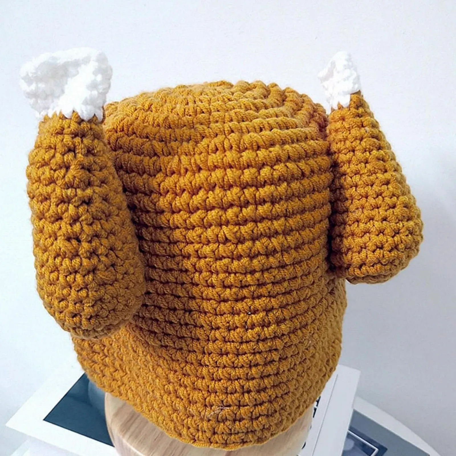 Шапка-индейка на День благодарения Baoqifong, вязаная, фото №2 Шапка-индейка на День благодарения Baoqifong, вязаная, фото №2