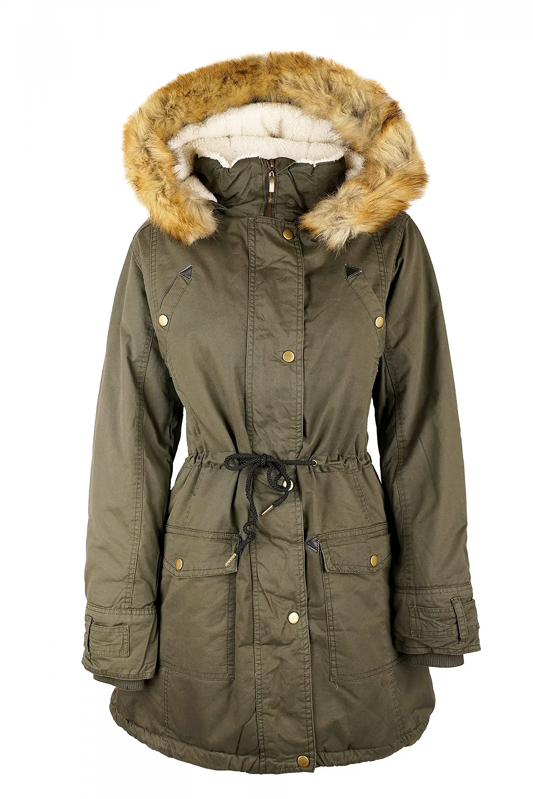 Женская зимняя парка VIN TE с капюшоном из искусственного меха, фото №1
