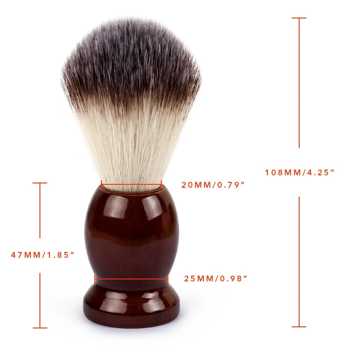 Помазок для бритья QSHAVE Pure Badger Hair ручной работы, дерево, фото №6