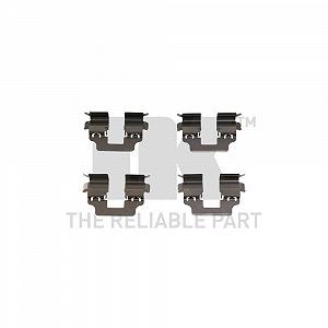 Комплект аксесуарів, гальмівні колодки NK 79261750 задня вісь, передня вісь - Фото 1