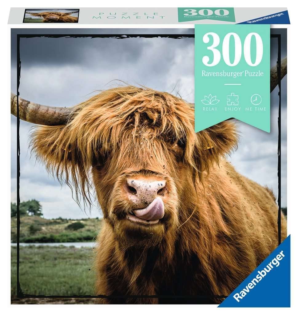 Пазл Ravensburger Puzzle Moment 13273 Highland Cattle 300 елементів, фото №1