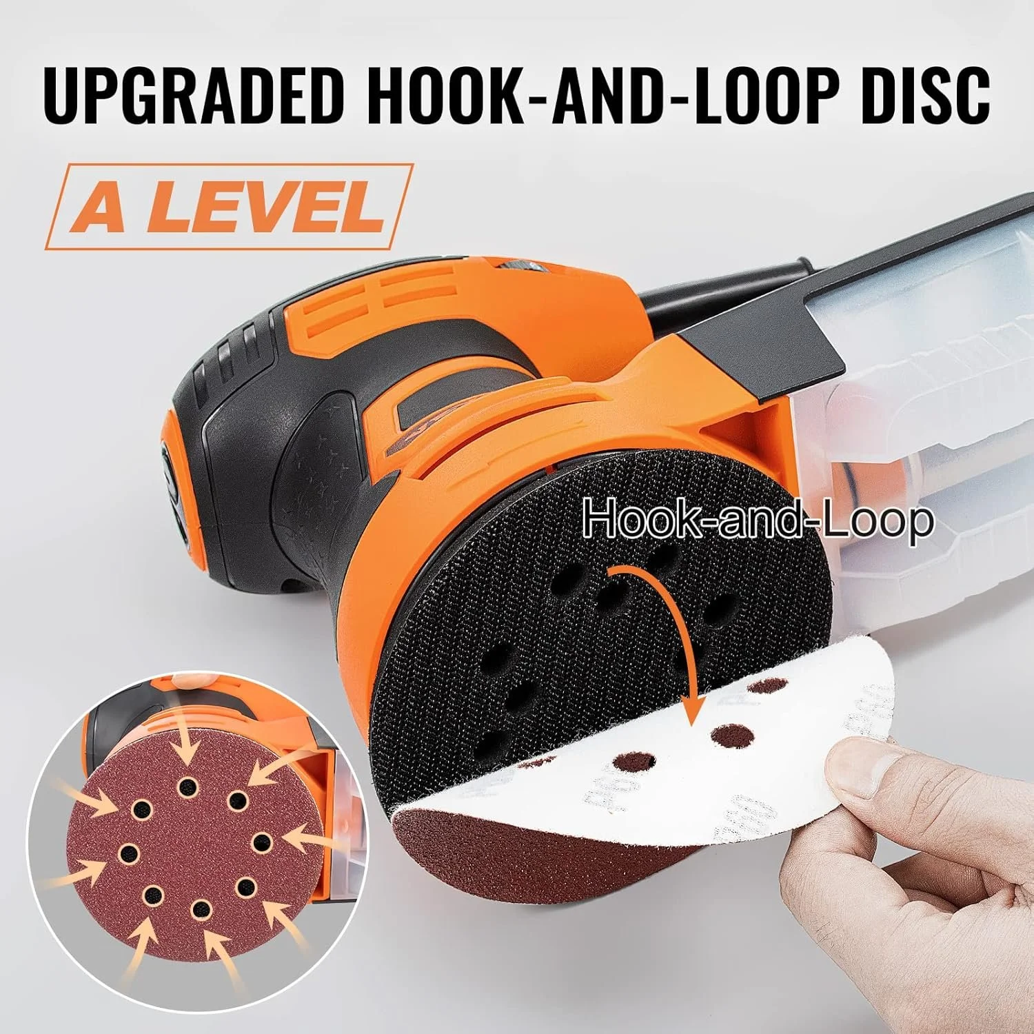 Шліфувальна машина Vevor KPSA0311 Black/Orange, фото №8