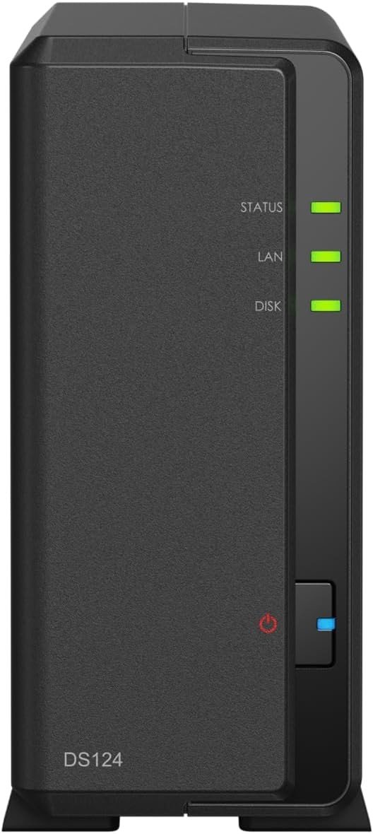 Мережеве сховище Synology DS124 Black, фото №2