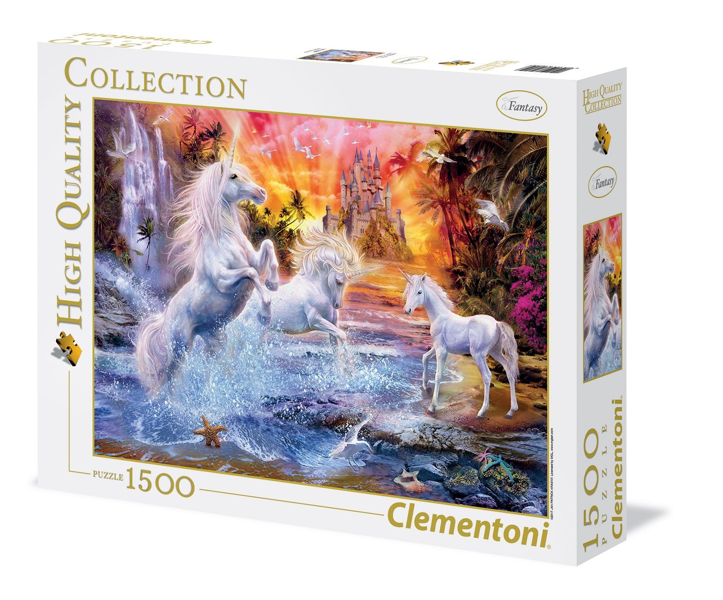Пазл Clementoni High Quality Collection Wild Unicorns 31805 1500 елементів Різнокольоровий, фото №3