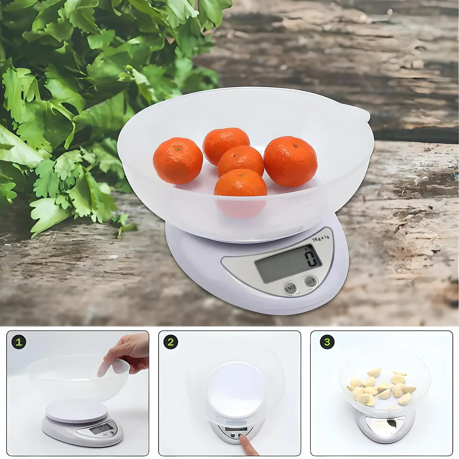 Кухонні ваги Retoo PT-860 Electronic 5 kg/11 lb 790 ml Silver, фото №5 Кухонні ваги Retoo PT-860 Electronic 5 kg/11 lb 790 ml Silver, фото №5