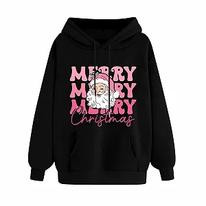 Худи tsaChick Женская С принтом Карман Спущенное плечо Длинный рукав Капюшон Толстовка Куртка Флис Молния Y2K - Фото 1