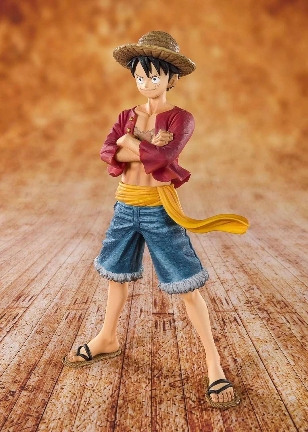 Фигурка Bandai One Piece Figuarts Zero re-Run Monkey d. Luffy Straw Hat 14 см, фото №4