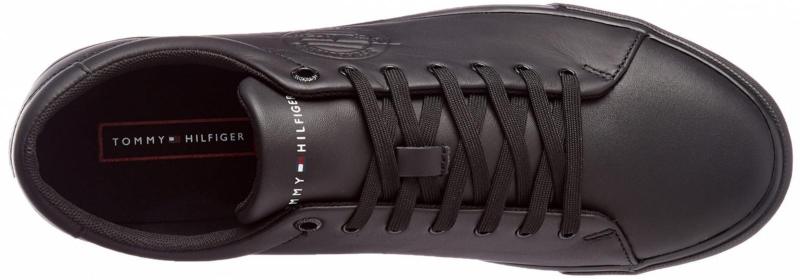 Кросівки Tommy Hilfiger Lace-Up Шкіряна Етикетка Білий, фото №4 Кросівки Tommy Hilfiger Lace-Up Шкіряна Етикетка Білий, фото №4