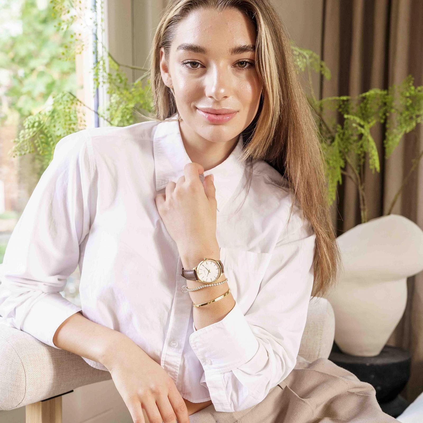 Женские часы BURKER Emily Кварцевые Аналоговые Водонепроницаемые 3 ATM 36 мм, фото №6