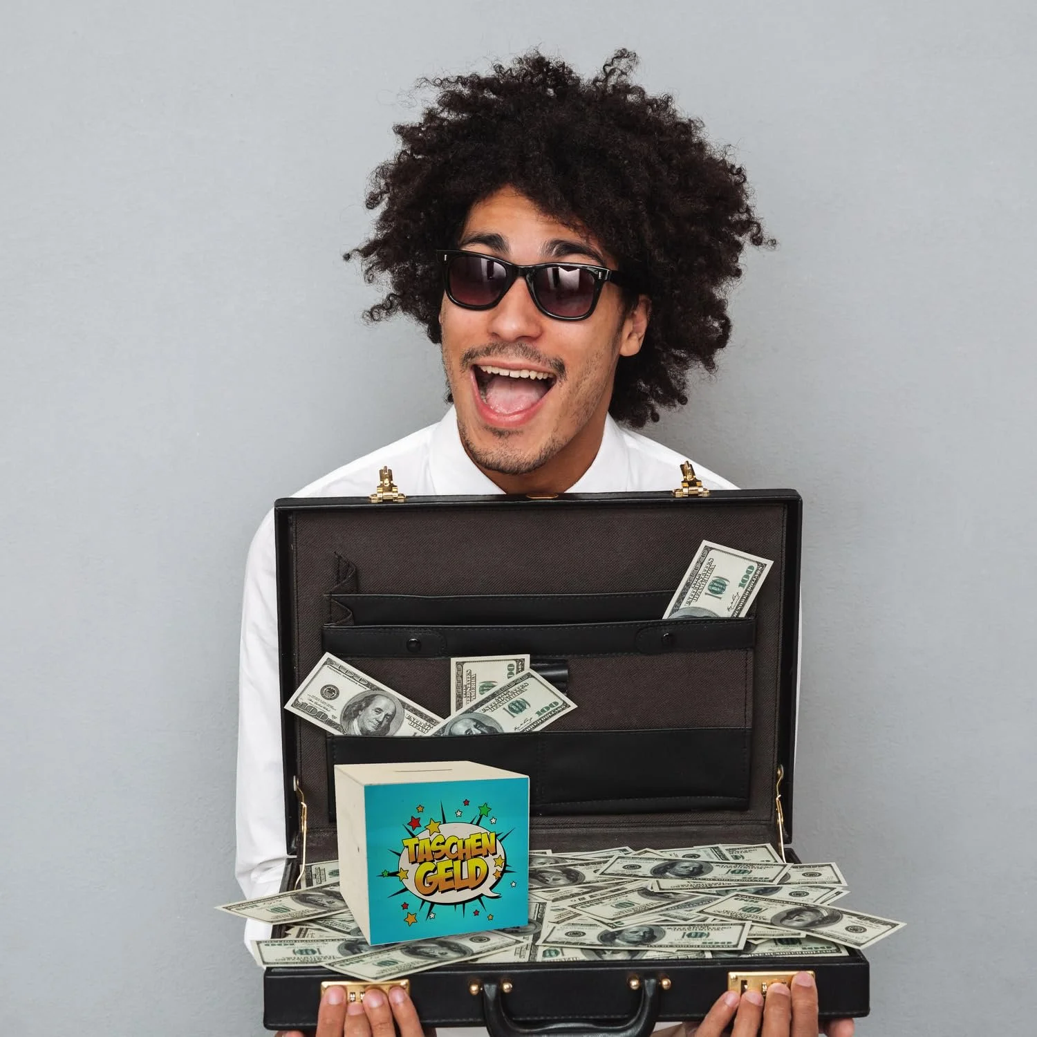 Скарбничка дерев'яна Comic Pocket Money, фото №5