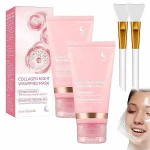 Ночная маска для лица Collagen, 75 мл - Фото 1