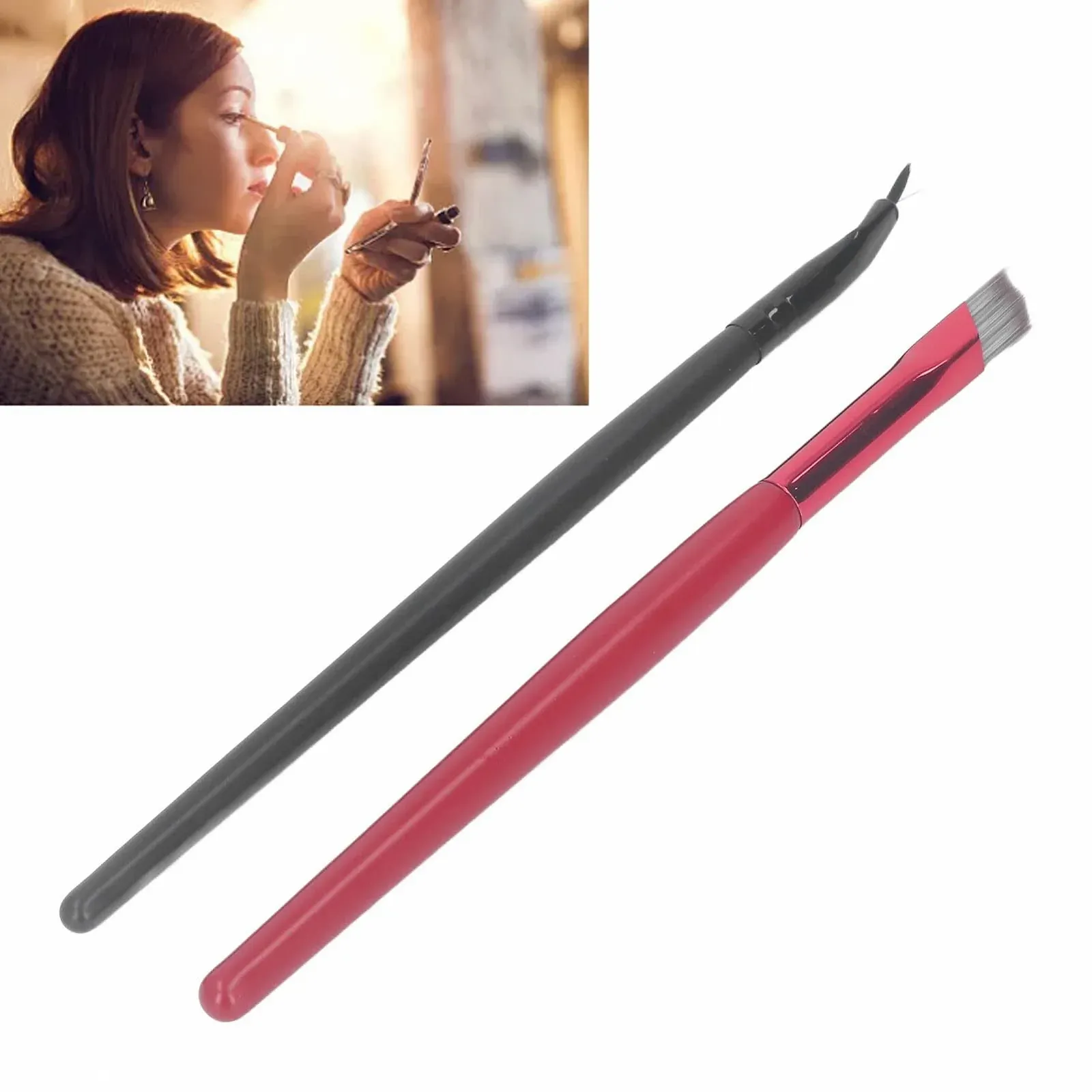 Кисти для подводки глаз Изогнутая, фото №4 Кисти для подводки глаз Изогнутая, фото №4