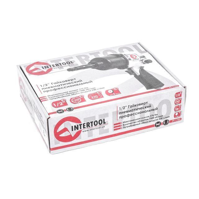 Гайковерт пневматичний ударний INTERTOOL PT-1103, фото №7 Гайковерт пневматичний ударний INTERTOOL PT-1103, фото №7