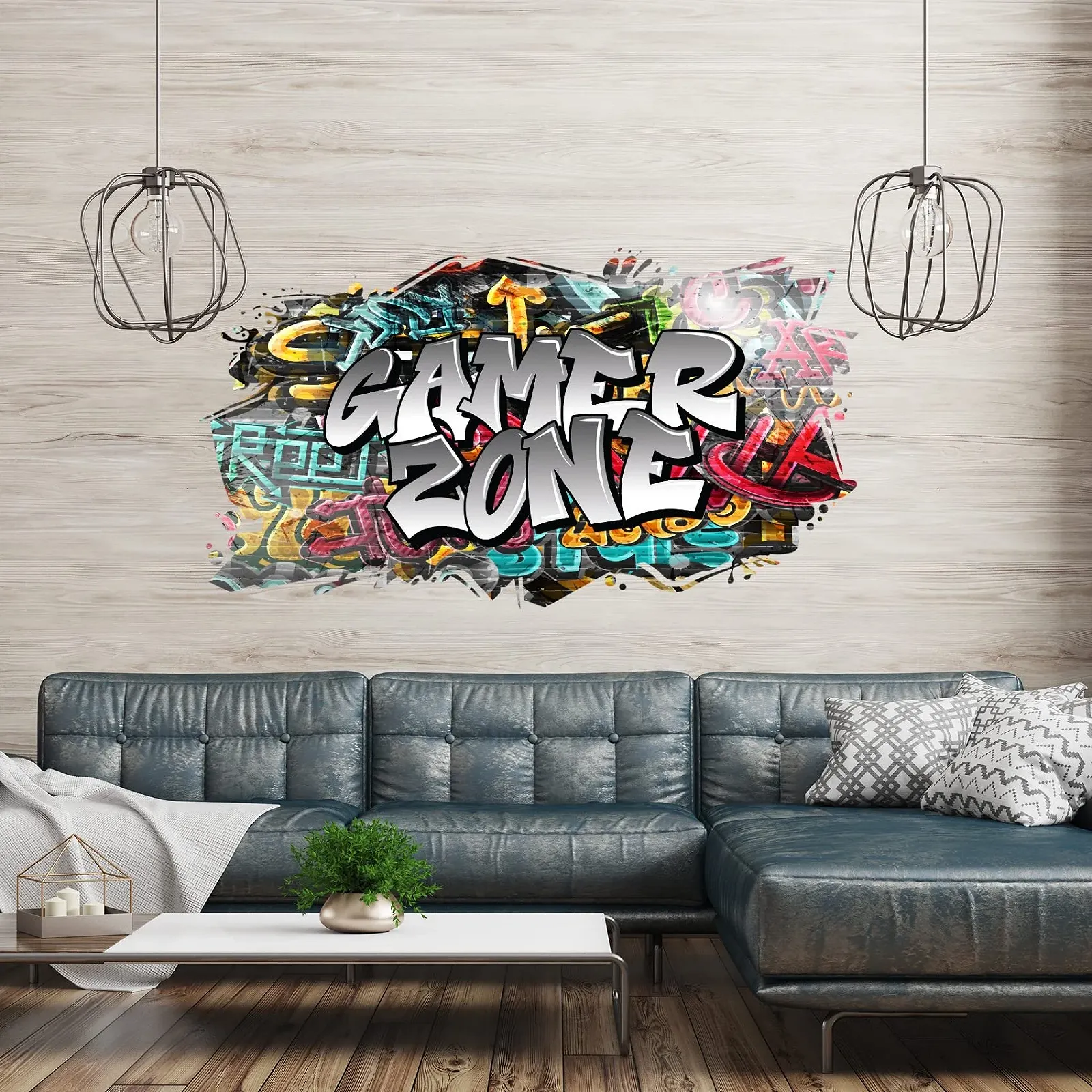 Наклейка на стіну W008 3D Graffiti 07 Sprayer 97 x 53 см, фото №5