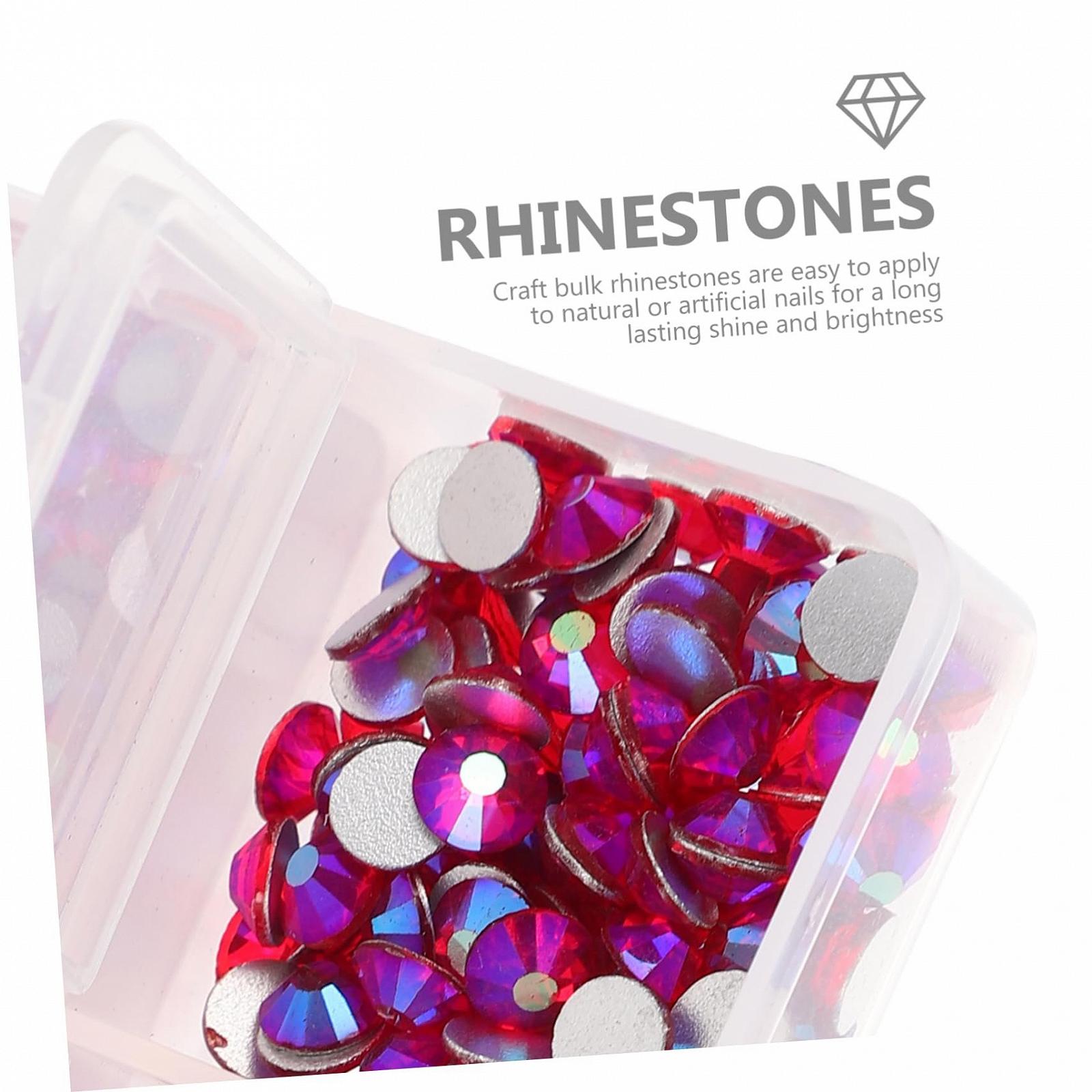 Стразы Flatback FRCOLOR для дизайна ногтей с большими AB кристаллами, блестящие стразы для творческого дизайна ногтей, фото №5