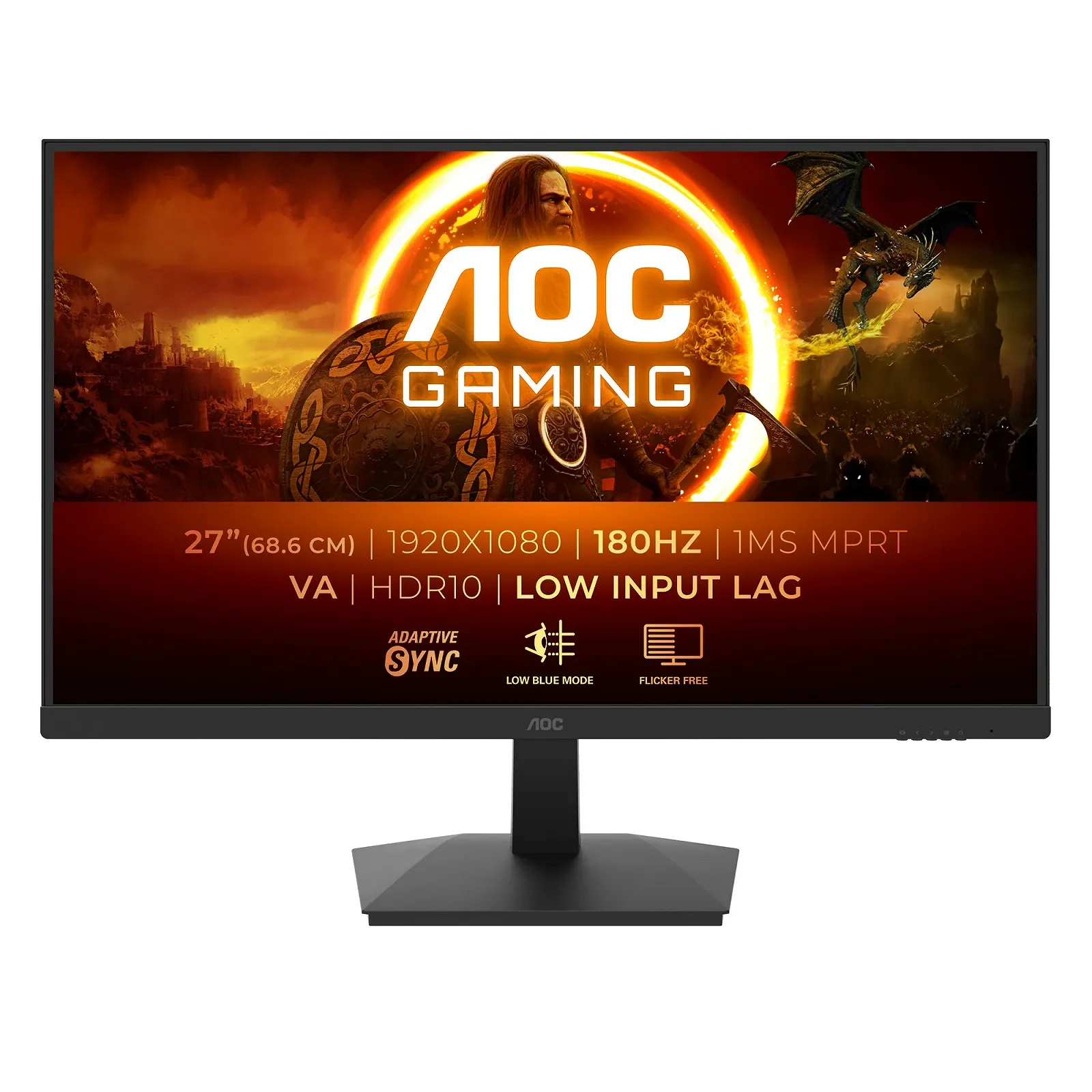 Монитор 27" AOC Gaming 27G15N Full HD VA 180 Гц, фото №1