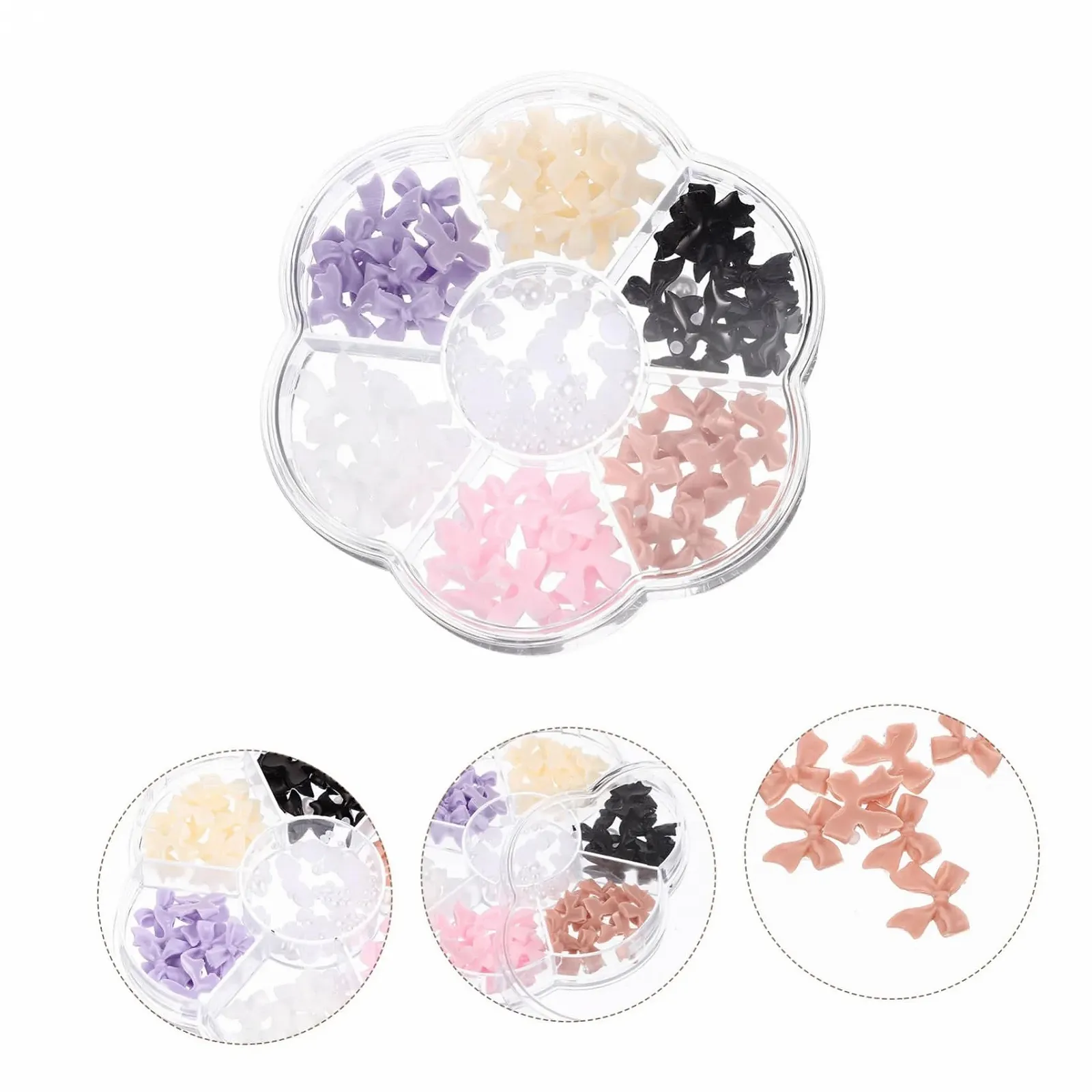 Украшения для ногтей Бантик Beavorty 3D, 3 шт, фото №3 Украшения для ногтей Бантик Beavorty 3D, 3 шт, фото №3