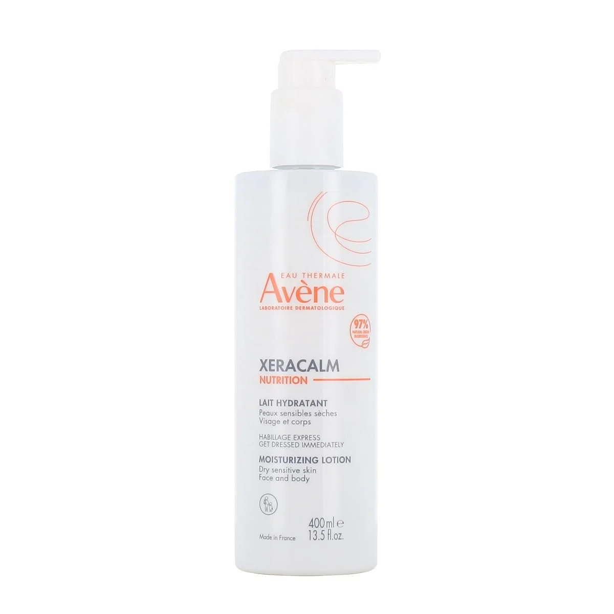Лосьйон для тіла AVENE XeraCalm Nutrition Зволожуючий для сухої чутливої шкіри 400 мл, фото №1 Лосьйон для тіла AVENE XeraCalm Nutrition Зволожуючий для сухої чутливої шкіри 400 мл, фото №1