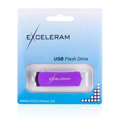 USB флеш-накопитель Exceleram 64GB P2 Series Grape/Black USB 3.1 Gen 1 EXP2U3GPB64, фото №2