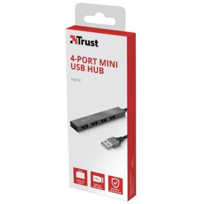 Концентратор Trust Halyx Aluminium 4-Port Mini USB Hub 23786_TRUST, фото №6