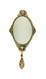 Зеркало Angelo с ручкой латунь полированное - Фото 1