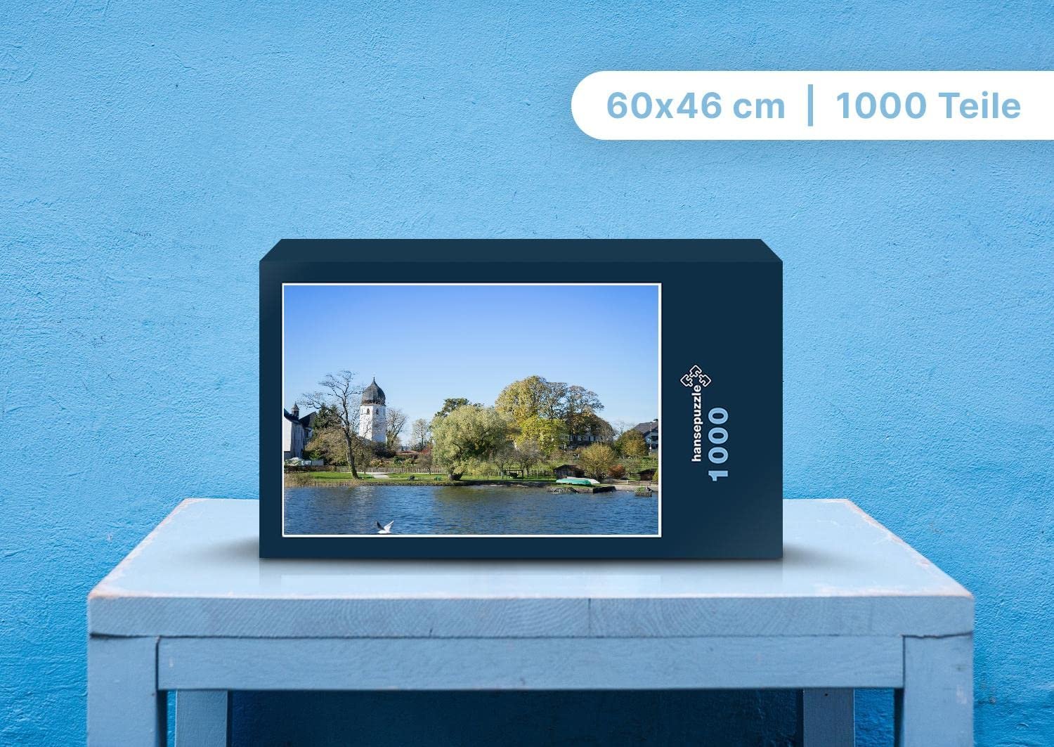 Пазл Hansepuzzle Natural Puzzle Chiemsee 20557 1000 деталей 60 x 46 см, фото №2