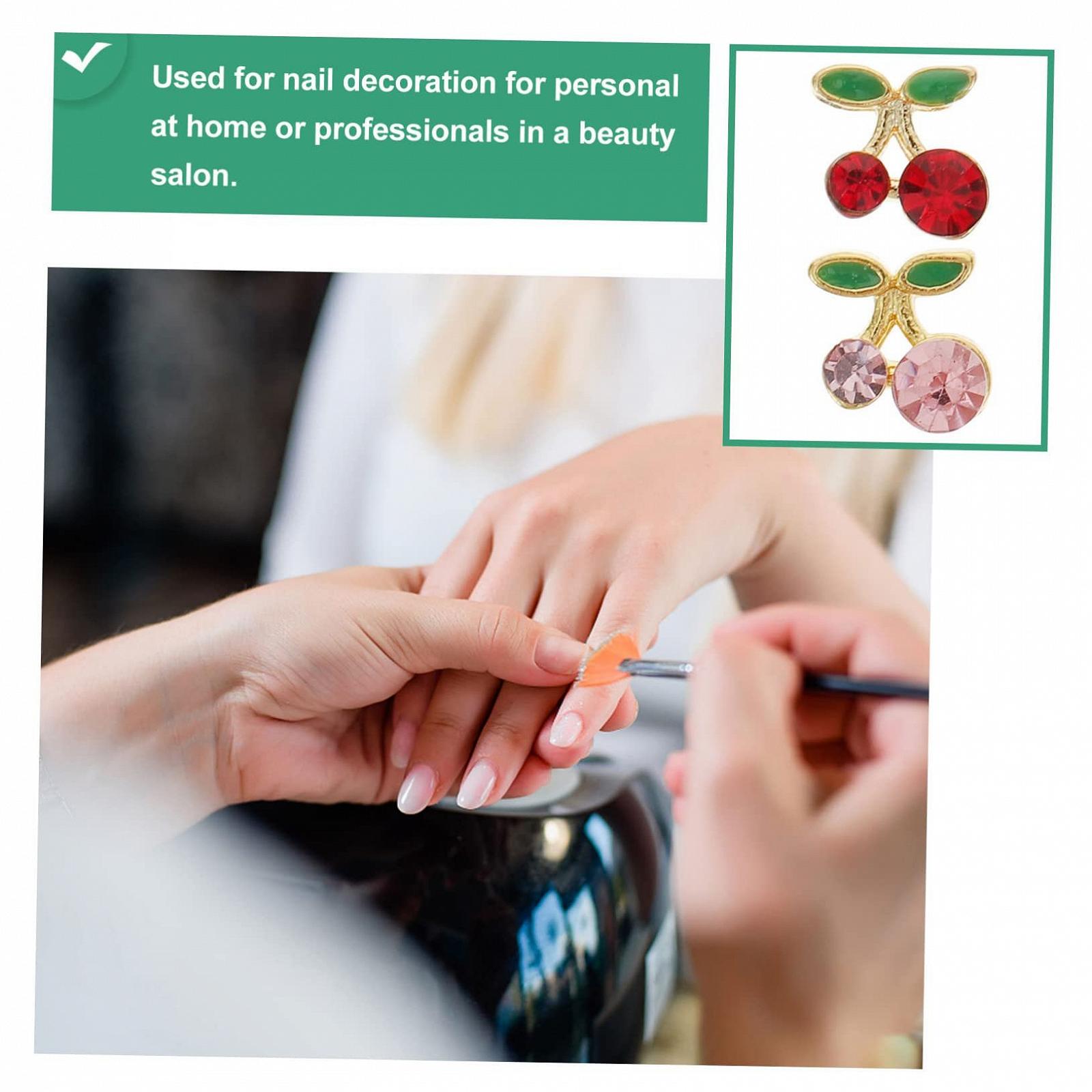 Прикраса для нігтів Вишня WOONEKY 36 шт., фото №8