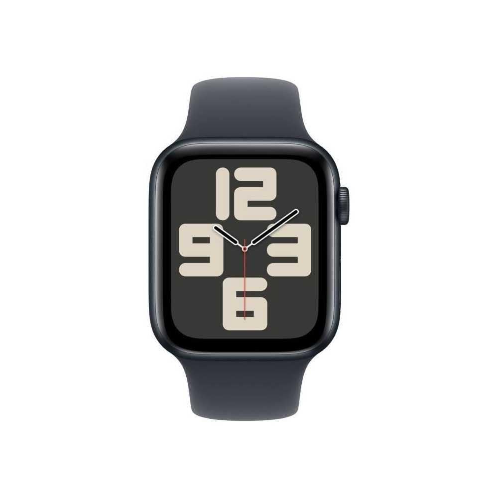 Смарт-годинник Apple Watch SE (2nd Generation) GPS 44мм Алюмінієвий корпус Midnight, спортивний ремінець Midnight (S/M), фото №2