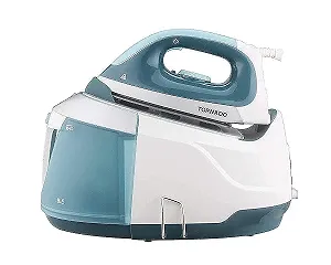 Утюг TORNADO TSS-2400D 2400 W 280 g/min керамическая подошва бирюзовый/белый - Фото 1