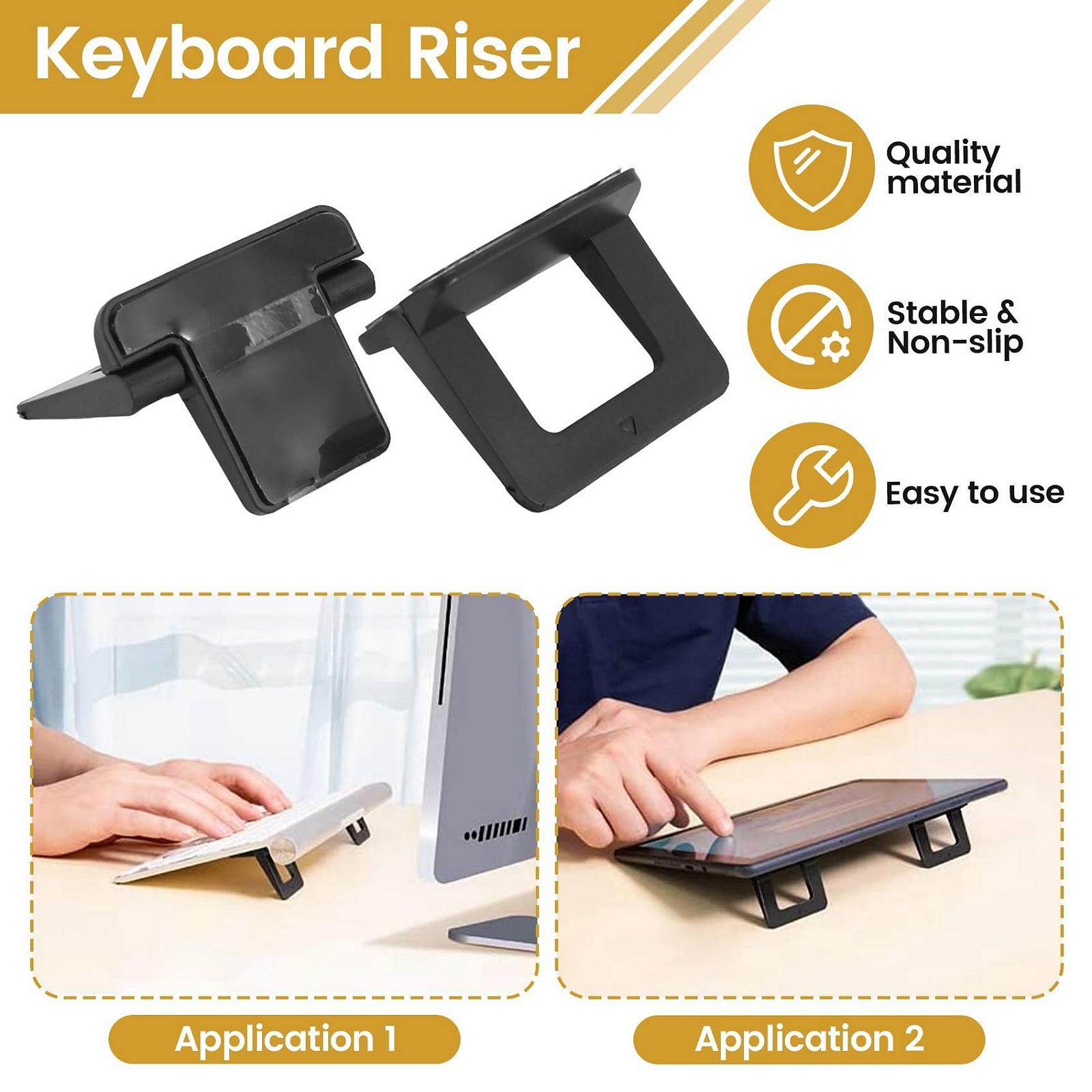 Подставка для клавиатуры для стола, портативная подставка для ноутбука (2 шт), фото №2 Подставка для клавиатуры для стола, портативная подставка для ноутбука (2 шт), фото №2