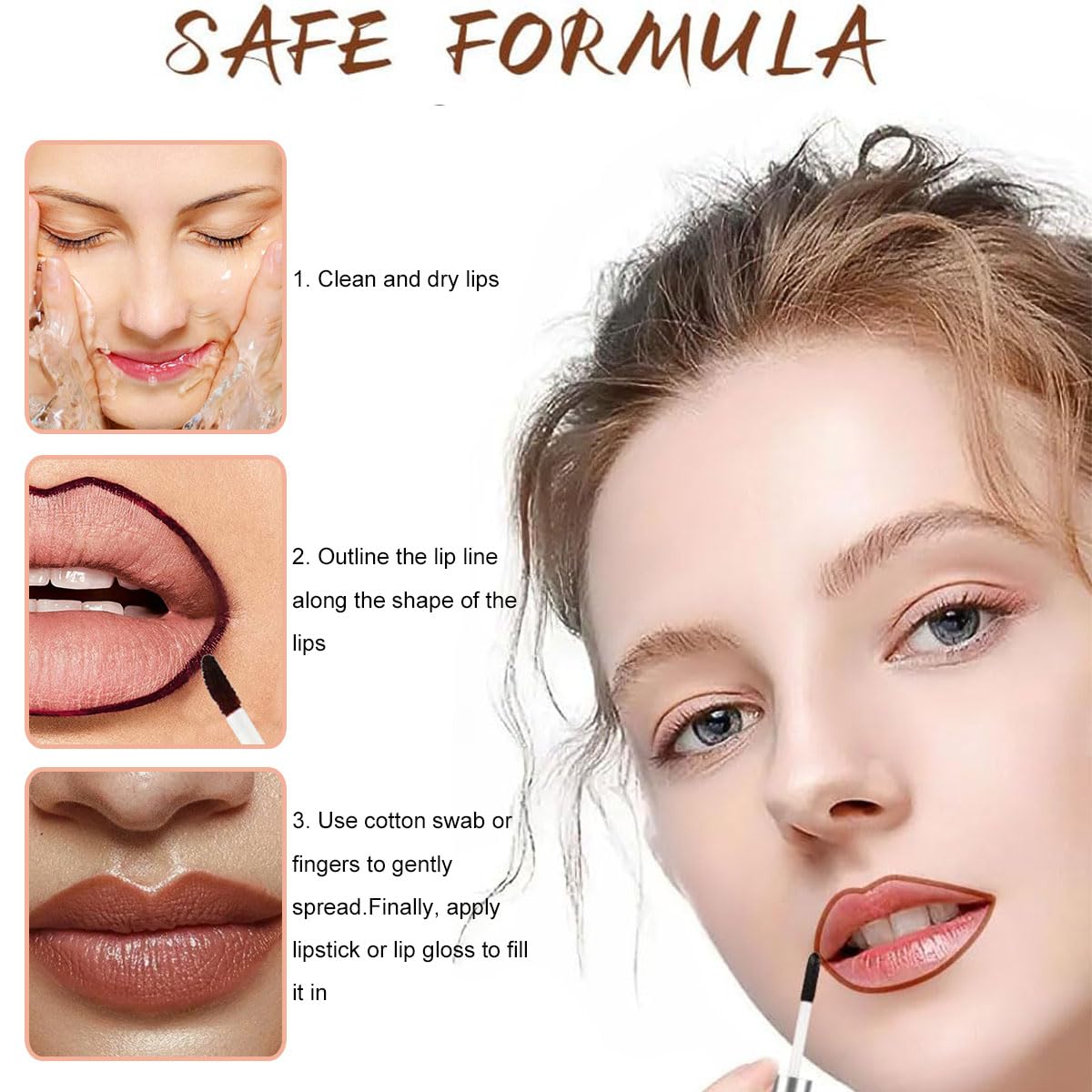 Карандаш Lip Removable Peel Off Waterproof Long Last Plump Lip Lines, фото №5