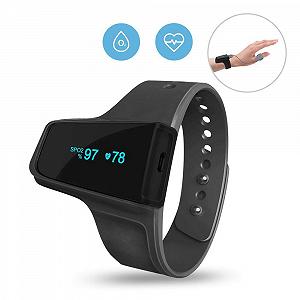 Портативний монітор сну та пульсоксиметр Viatom Checkme O2 Чорний synthetic.ua - Фото 1