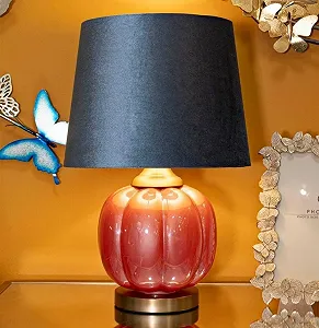 Настільна лампа Dmora Waikato 33 x 33 x 50 см червона та синя - Фото 1