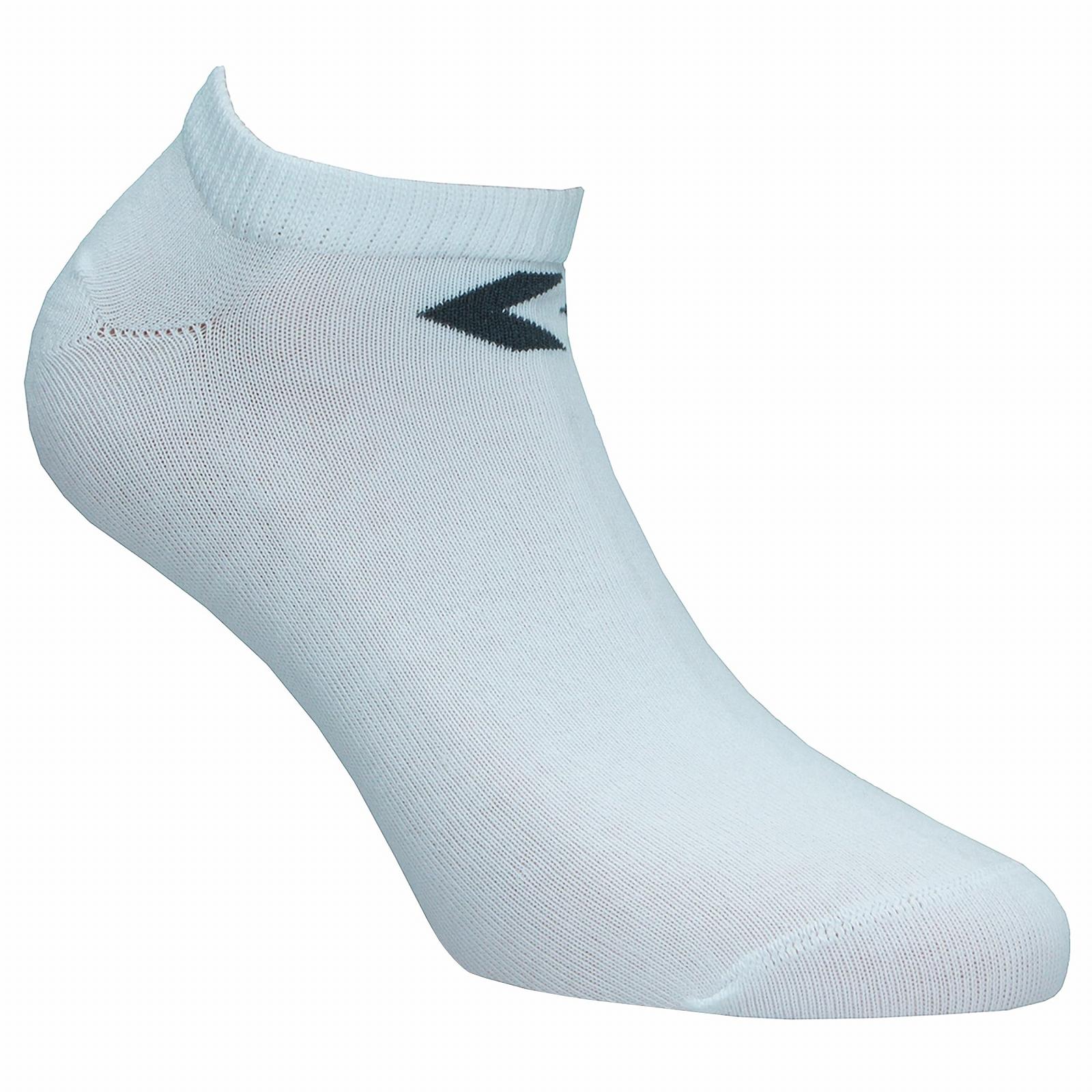 Шкарпетки Converse Низькі 3 пари - До щиколотки - Гладкий шов на пальцях - Бавовна - Унісекс Білий, 35-38, фото №3