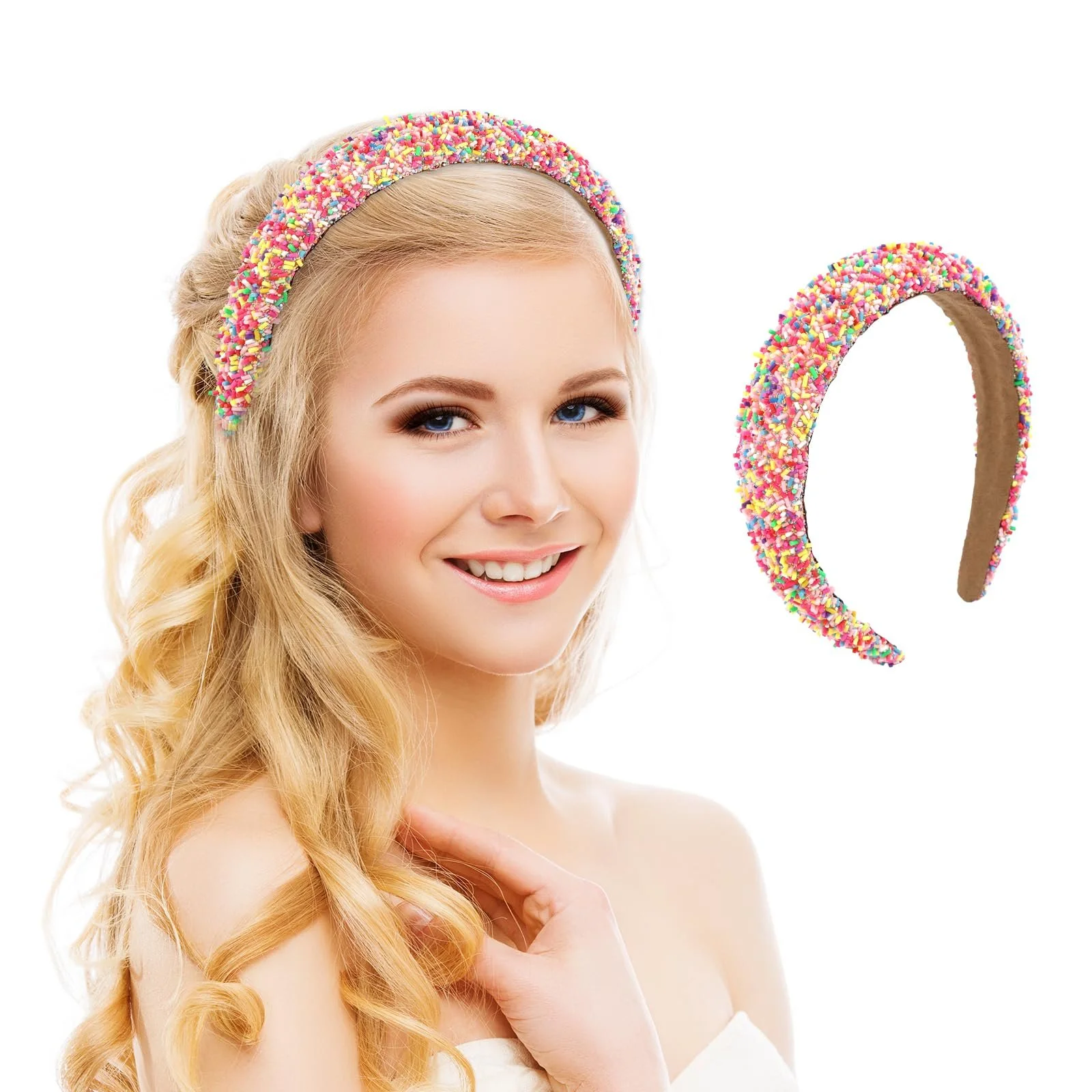 Обруч Блестящий, Широкий, фото №1