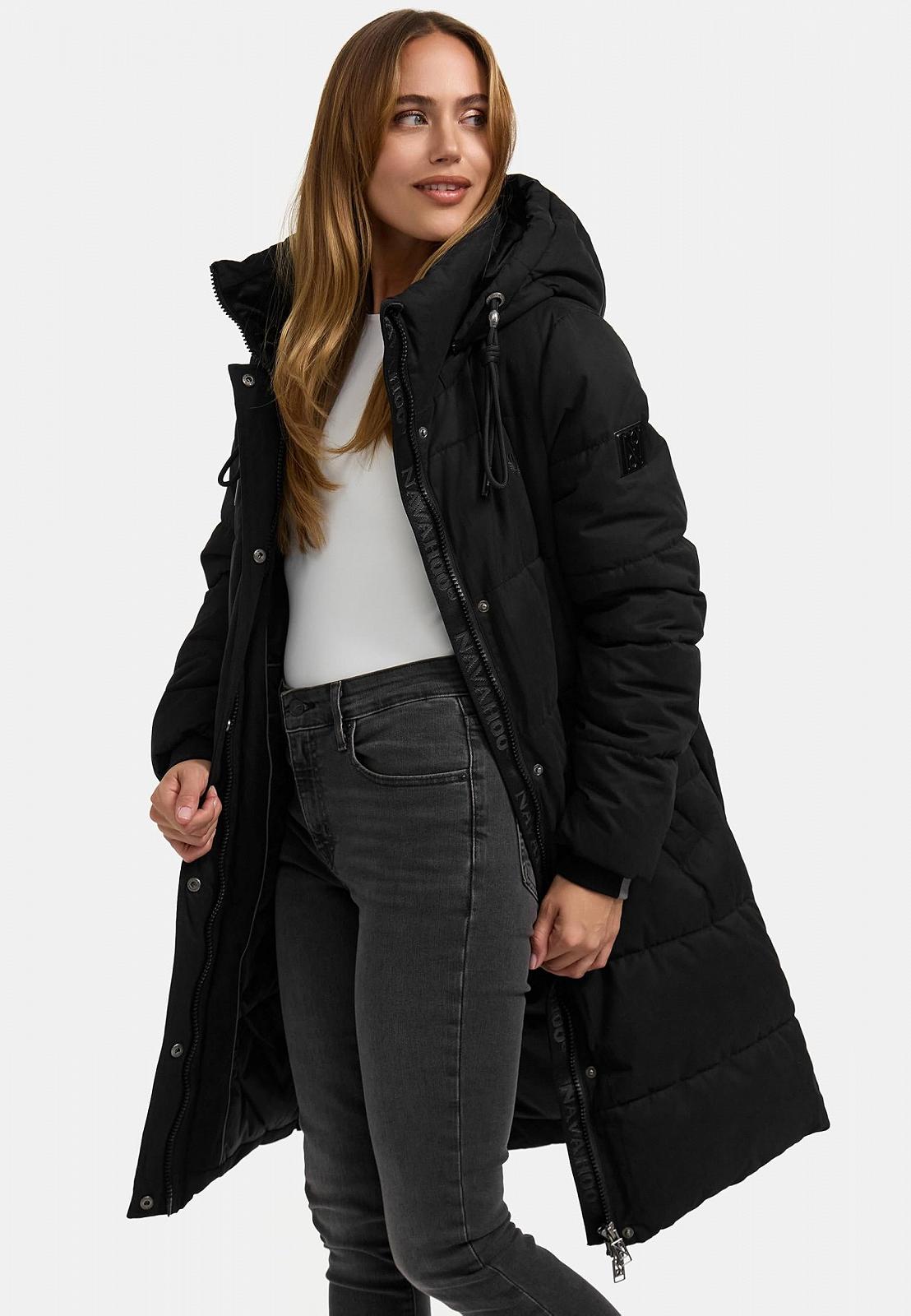 Пальто Navahoo Winter Dance 14, стьобане, зимове, тепле, з високим коміром і знімним капюшоном, фото №9