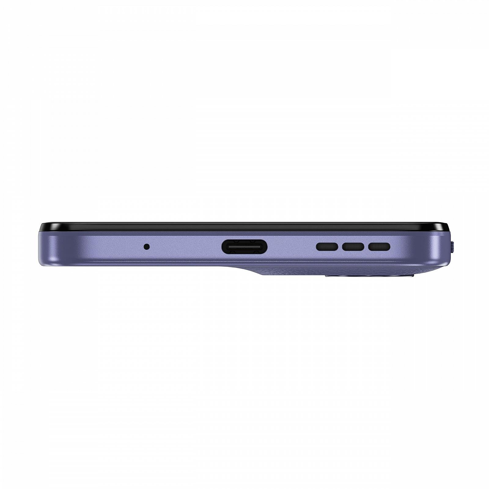 Смартфон Motorola Moto E15 2/64 GB 32 Мп Camera + Flicker Protection 6.67 дюйма HD+ Display 90 Гц 5200 мАг MediaTek Helio G81 Extreme Android 14 Go Edition Lavender, фото №7
