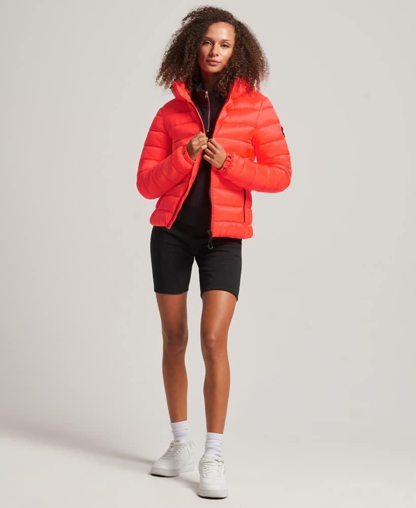 Куртка стеганая Superdry Classic с капюшоном, тёмно-синий, фото №5