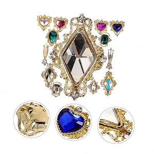 MERRYHAPY Набір, стрази та підвіски плоскої форми synthetic.ua - Фото 1