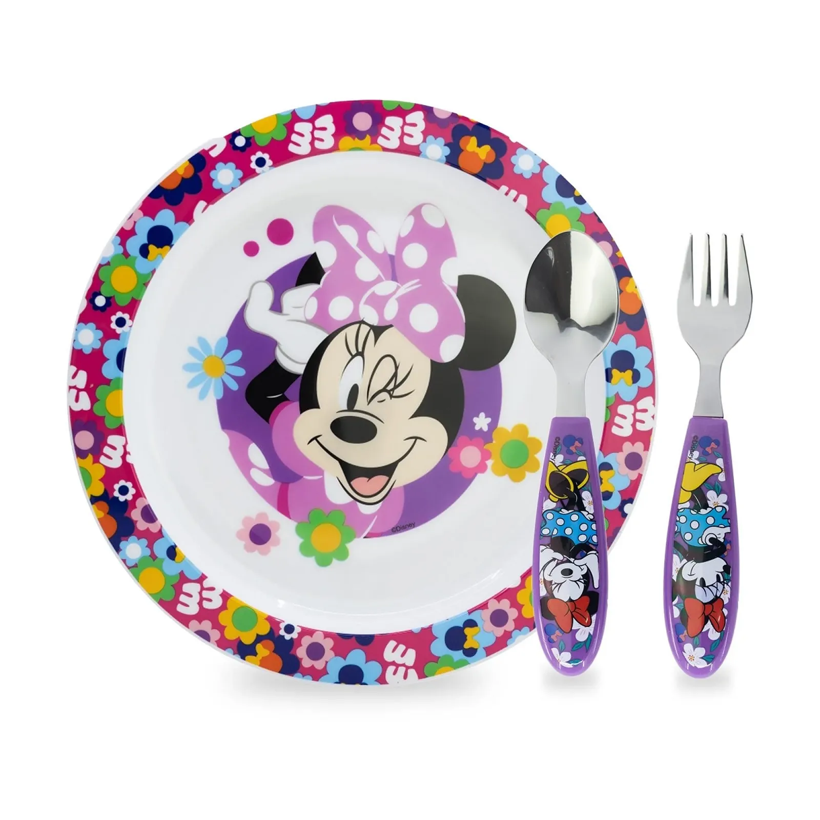 Набор детской посуды Sorrisini, 3 предмета, фото №1 Набор детской посуды Sorrisini, 3 предмета, фото №1