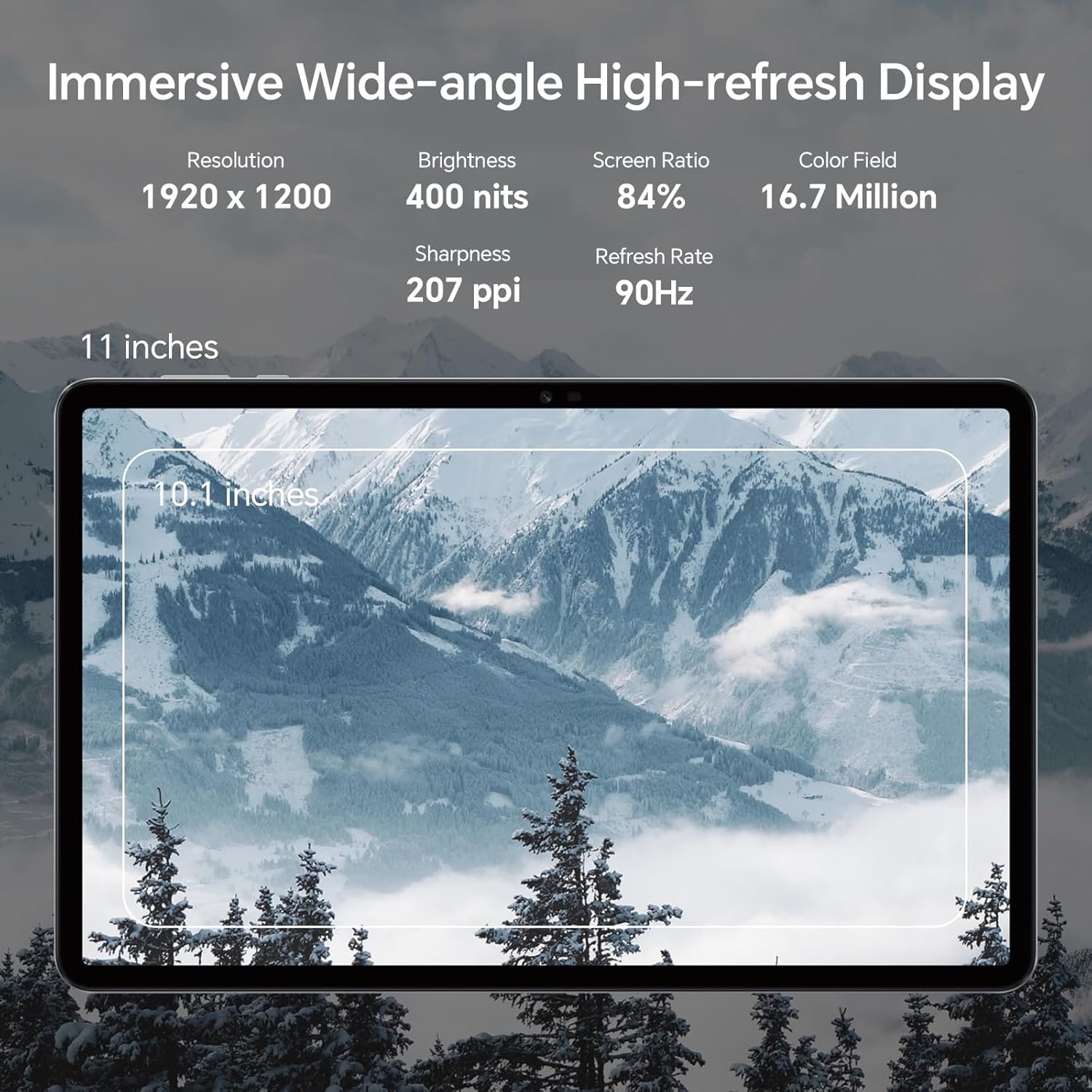 Планшет HONOR Pad X8a 11" (4+4)/64ГБ 8 ядер Android 14 8300 мАг Чорний - Сірий, фото №3