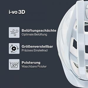 Шлем Uvex i-vo 3D, Универсальный, Регулируемый размер synthetic.ua - Фото 1