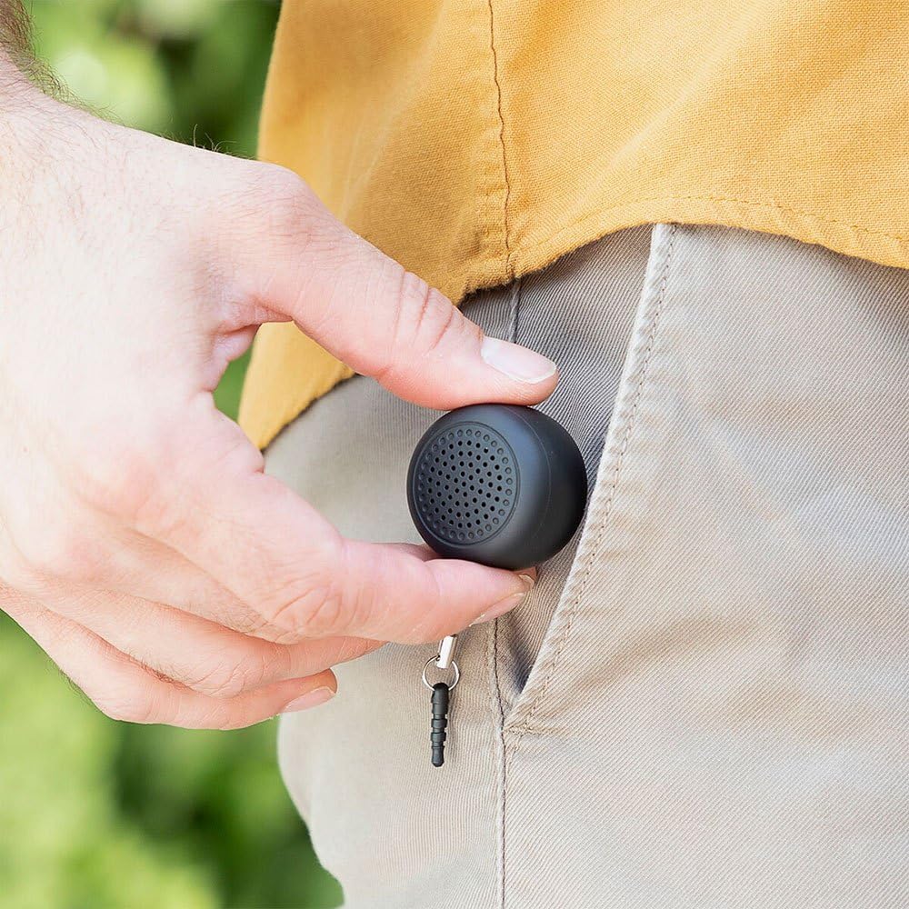 Колонка InnovaGoods Mini Wireless Rechargeable Black, фото №7