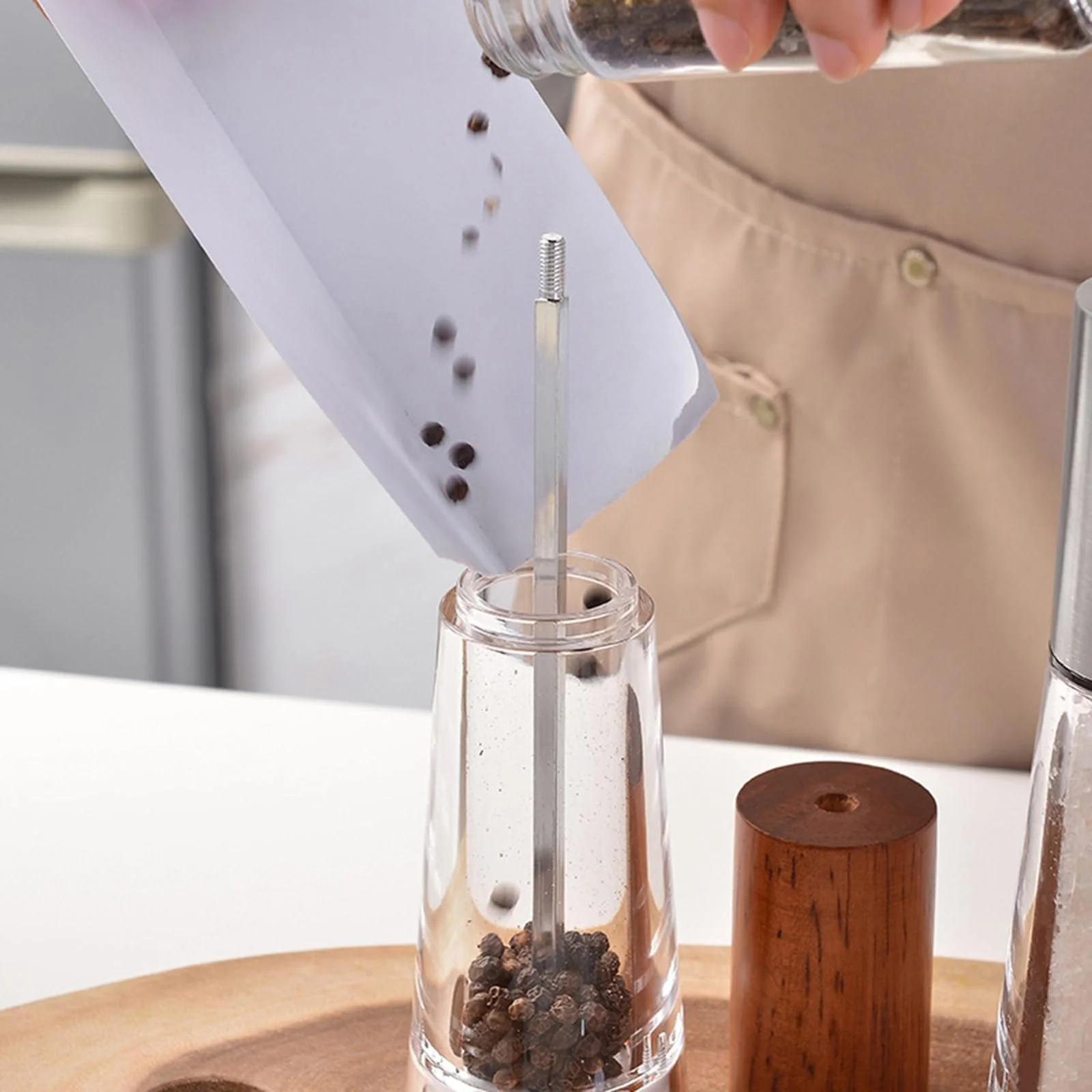 Ручна Млин Регульована 2 шт. Керамічний, фото №3