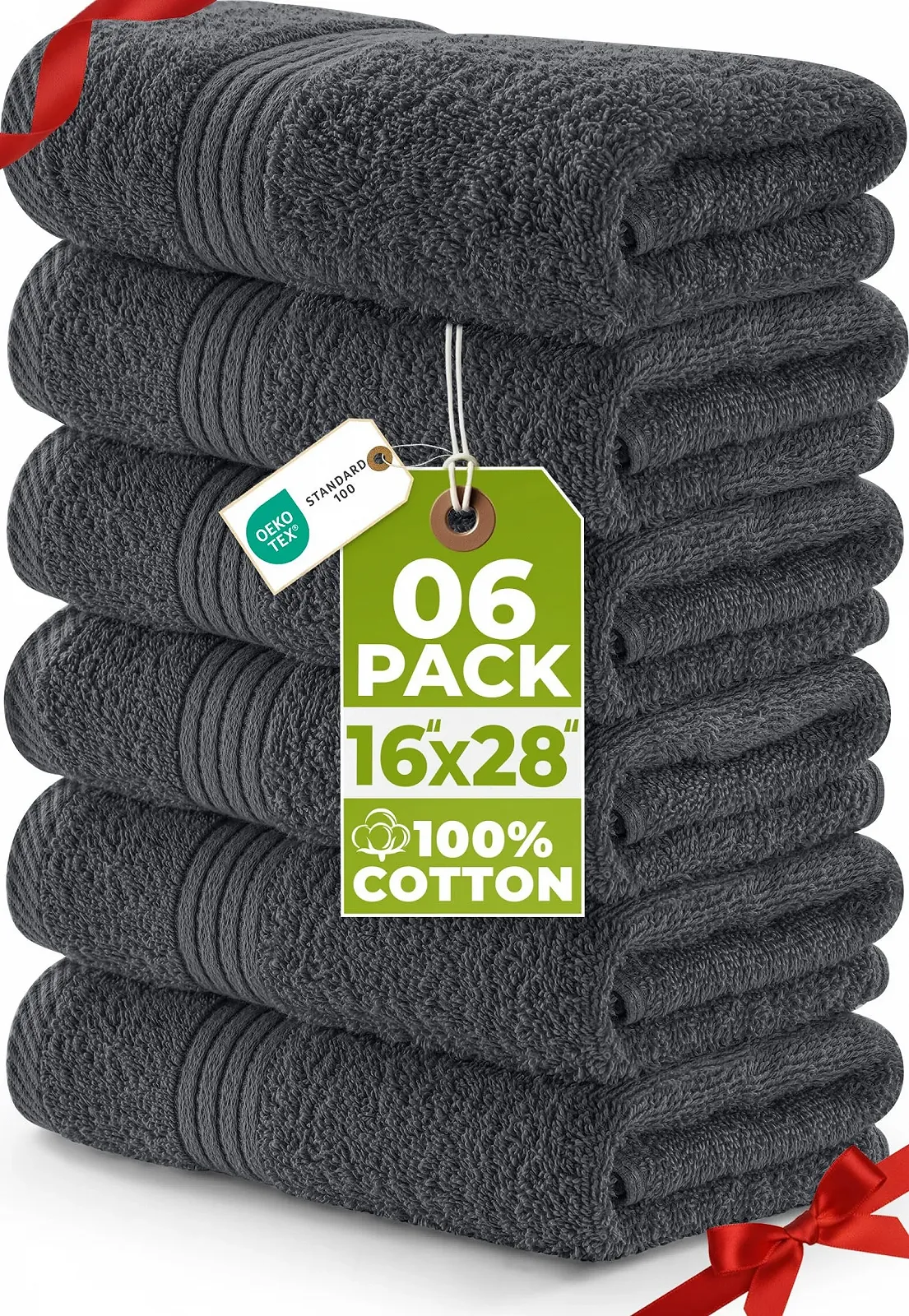 Набір рушників для рук Utopia Towels 100% бавовна 700 г/м² 41 x 71 см 4 шт, фото №1