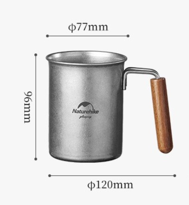 Кружка Naturehike із нержавіючої сталі 350 мл NH21SJ001, фото №5