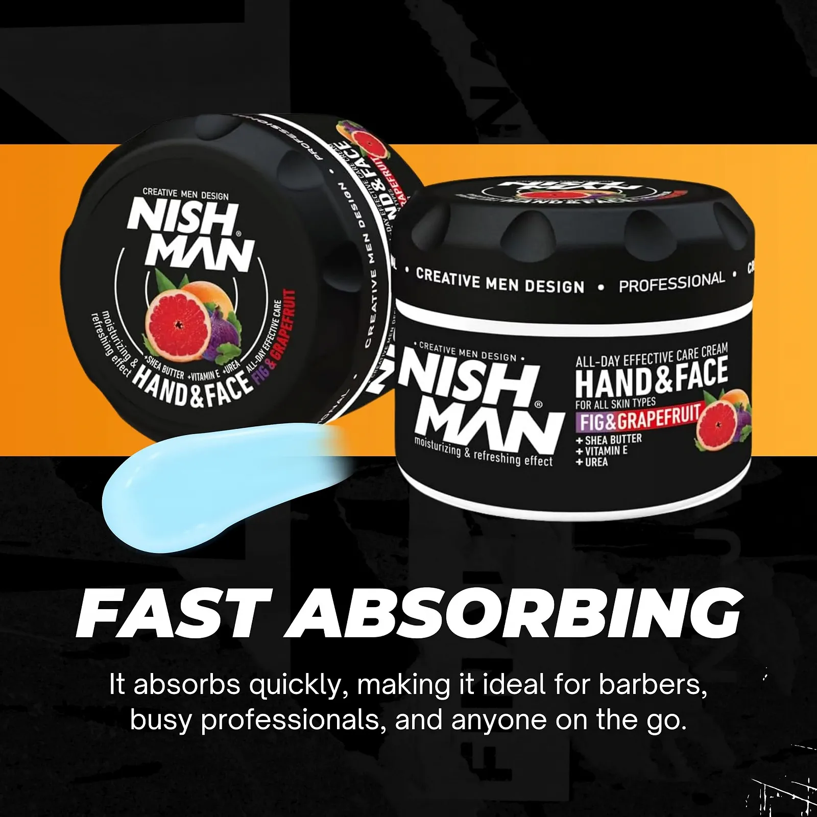 Крем для рук і обличчя NISHMAN Fig & Grapefruit, 300 мл, фото №4