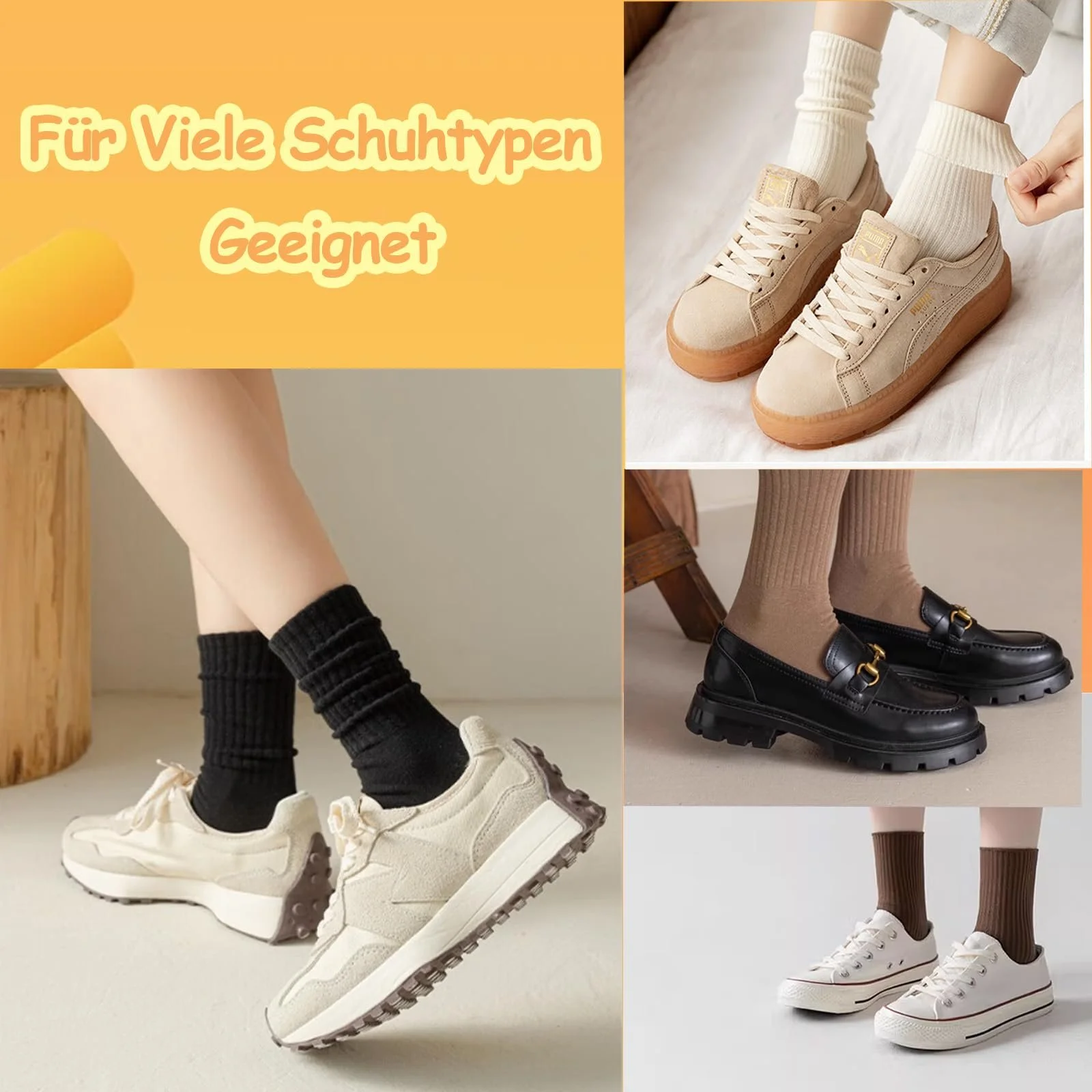 Шкарпетки KASURE, 8 пар, жіночі, бавовняні, фото №7