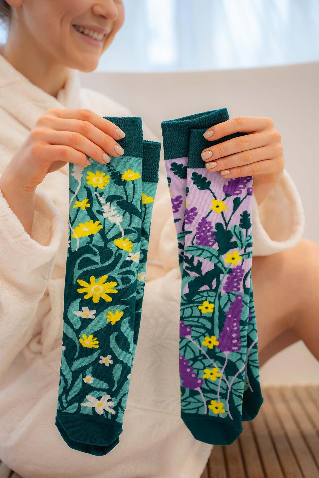 Носки Rainbow Socks Self Care Box - Набор носков для ухода за собой для женщин, которые ценят свою внешность - 2 пары, фото №6